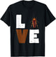 Love Cockroach women Shirt insect Lovers for kids and girls T-Shirt - T-Shirt | Black