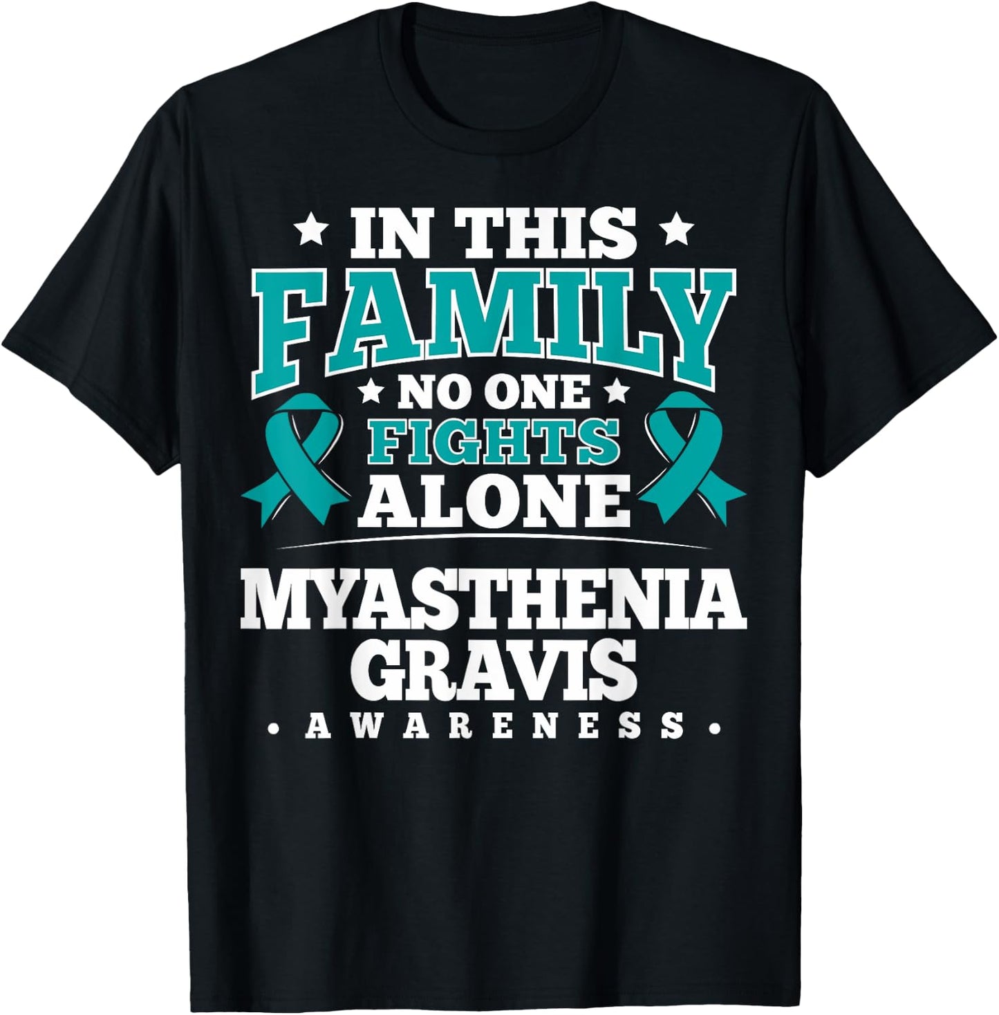 Myasthenia Gravis Awareness - Gift MG Patients T-Shirt - T-Shirt | Black