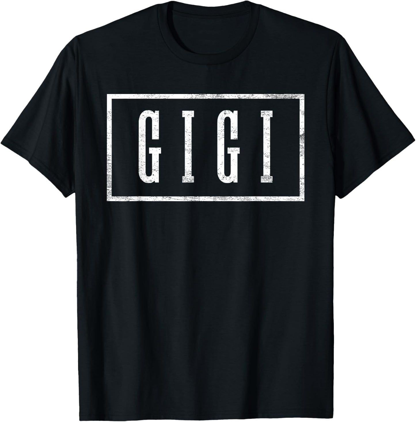 Gigi - Sleek Framed Design Mother's Day Gigi T-Shirt - T-Shirt | Black