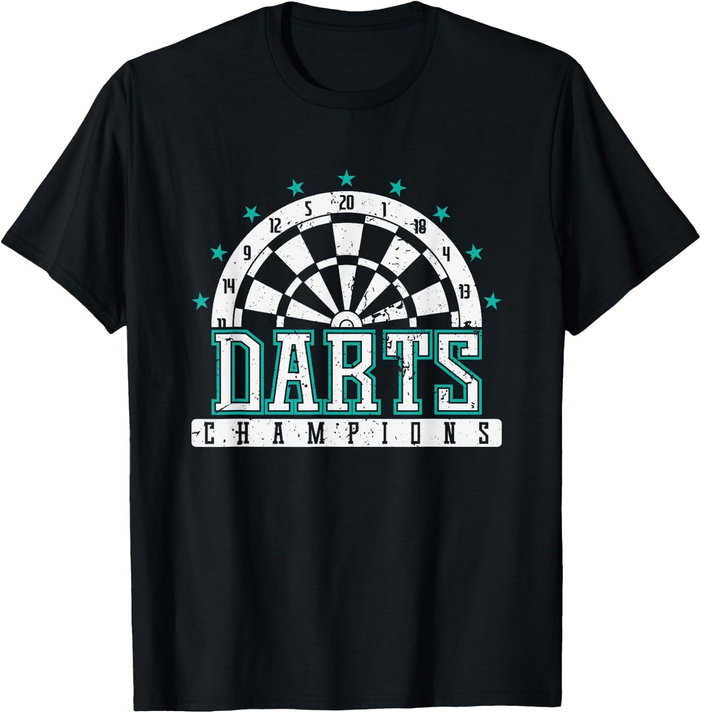 Darts Champion T-Shirt - T-Shirt | Black