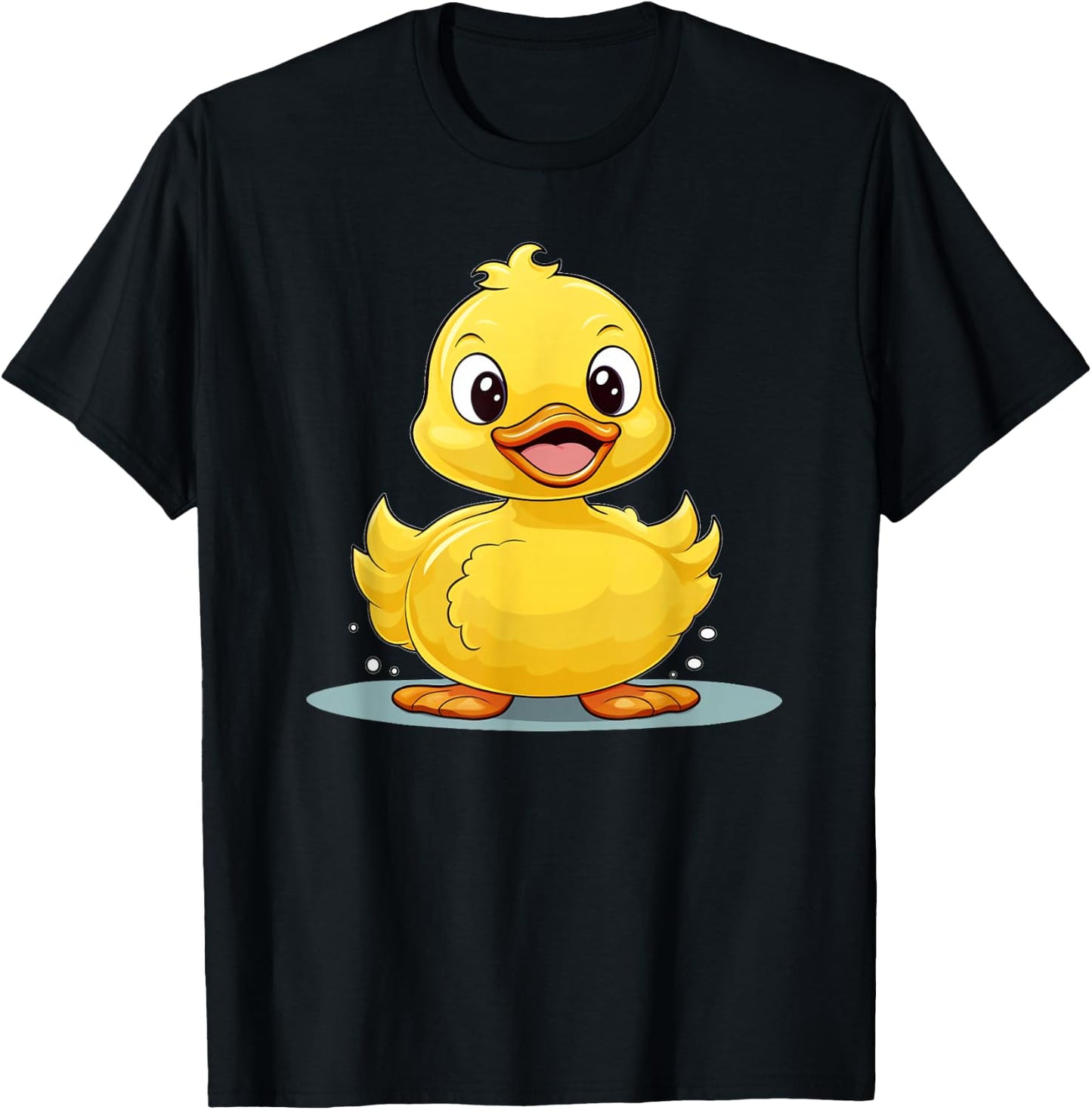 Cute Duckling for yellow dabbling Ducks T-Shirt - T-Shirt | Black