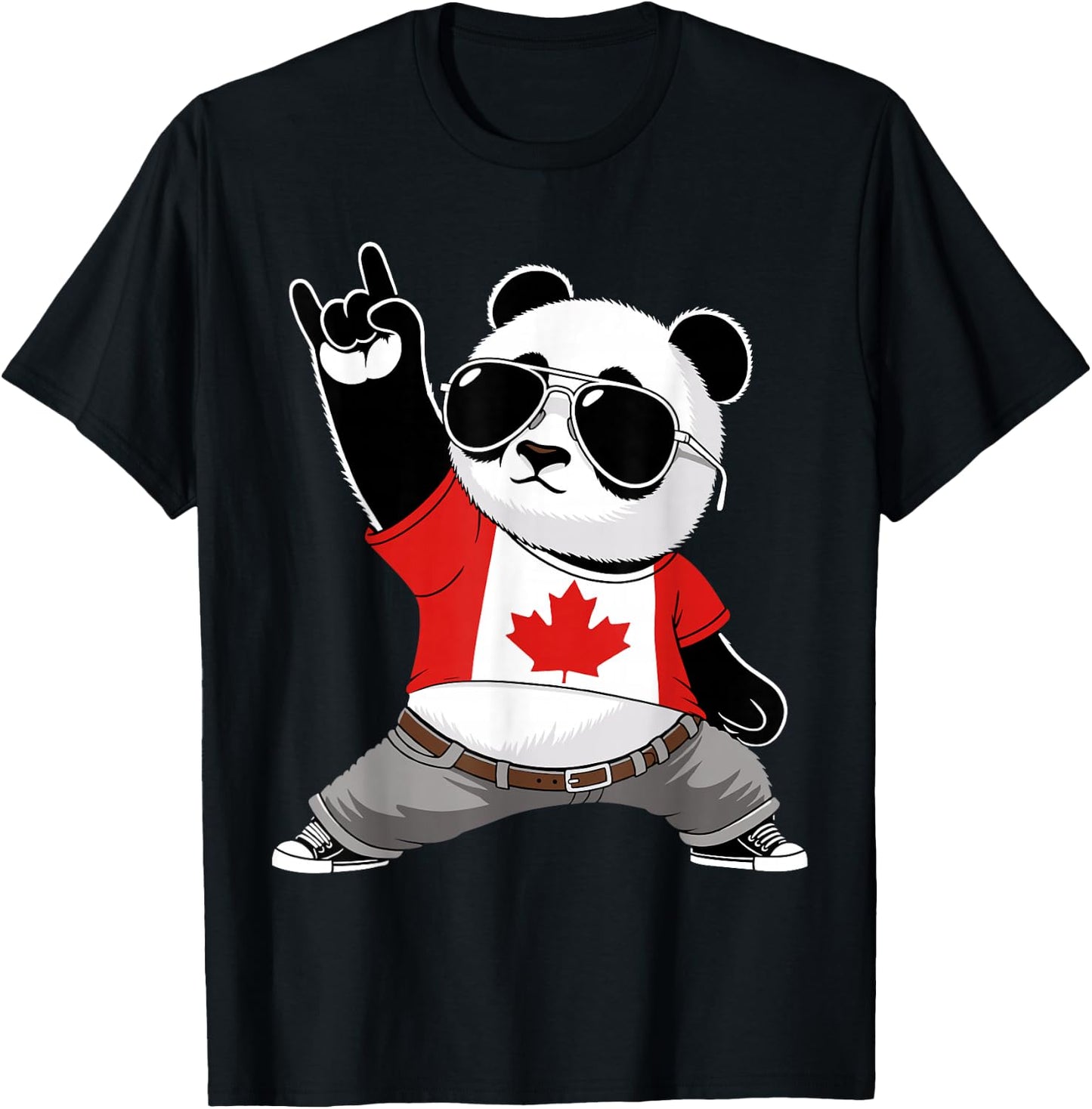 Drapeau Canadien pour Hommes, Femmes, Enfants Canada T-Shirt - T-Shirt | Black