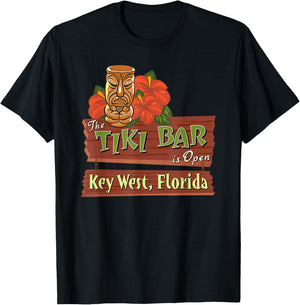 Key West Florida Tiki Bar T-Shirt - T-Shirt | Black