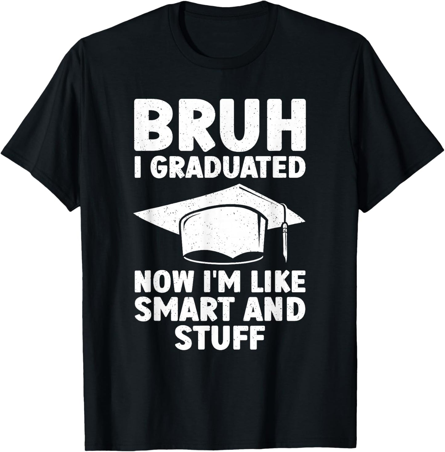 Funny Graduation Design Boys Graduate Graduation T-Shirt - T-Shirt | Black