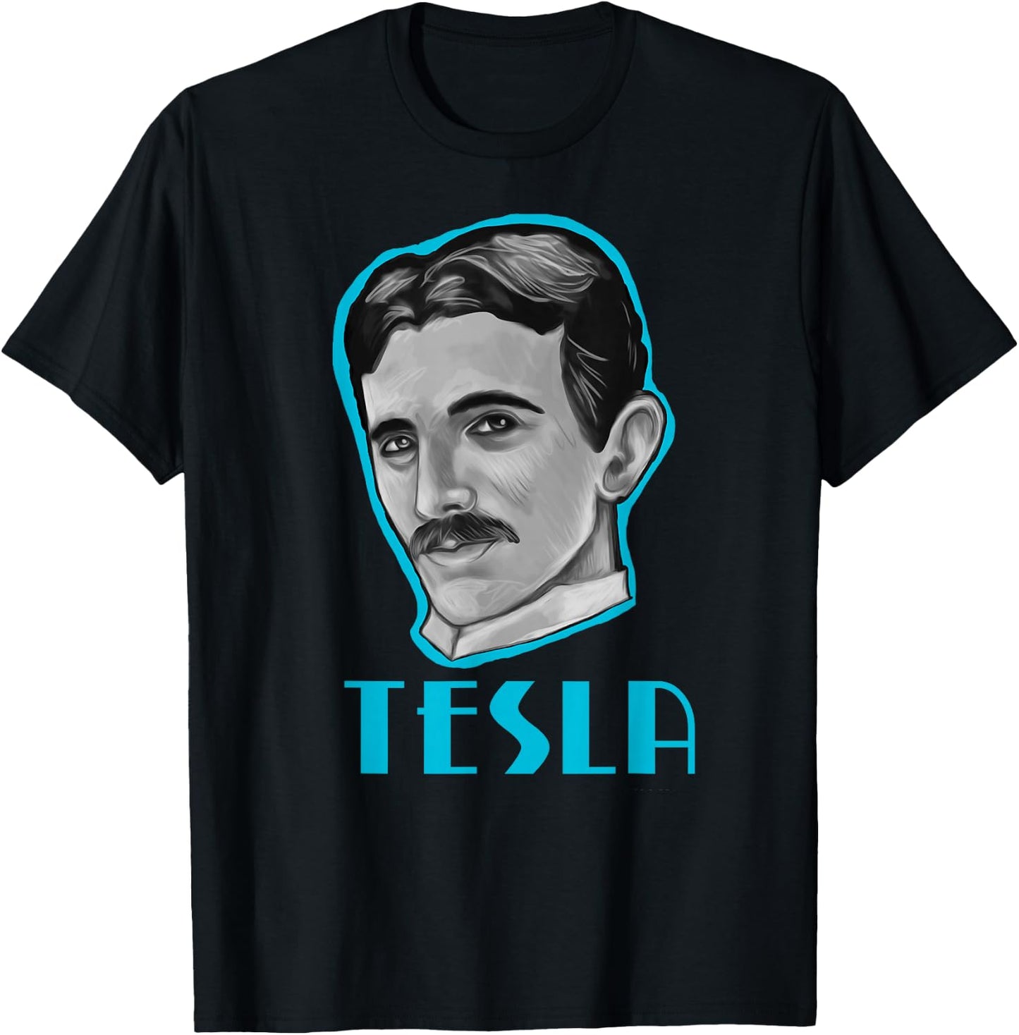 Nikola Tesla T-Shirt - T-Shirt | Black