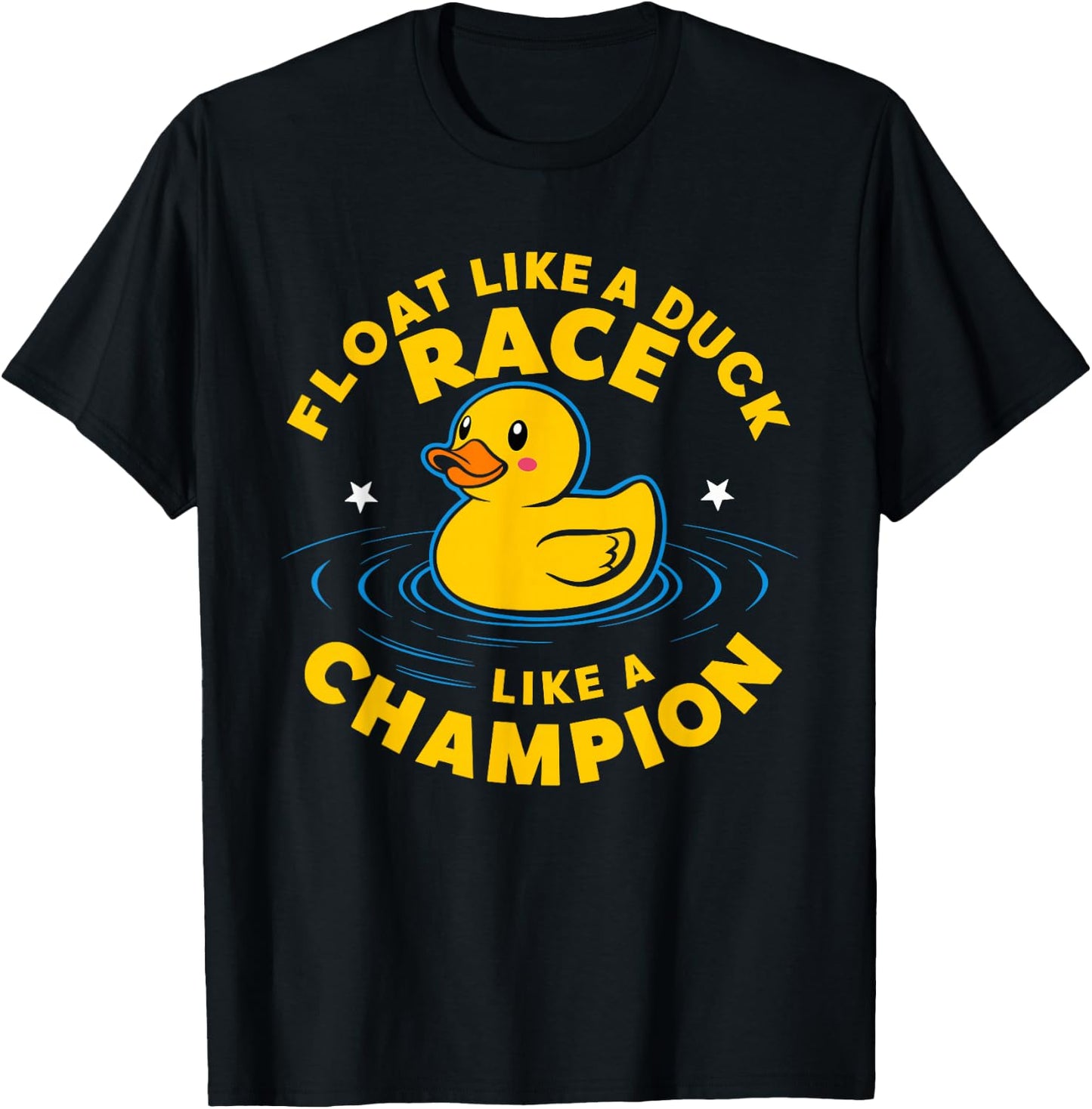 Rubber Duck Racing Team Family Competition Race T-Shirt - T-Shirt | Black