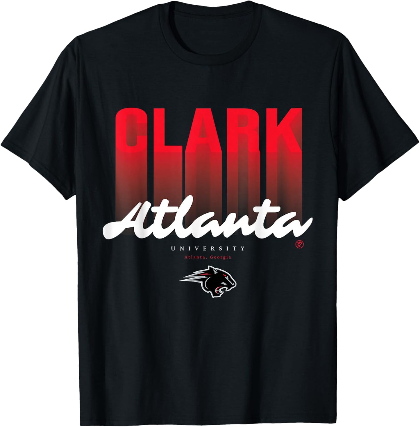 The Yard Essentials - Clark Atlanta University - CAU Fade T-Shirt - T-Shirt | Black