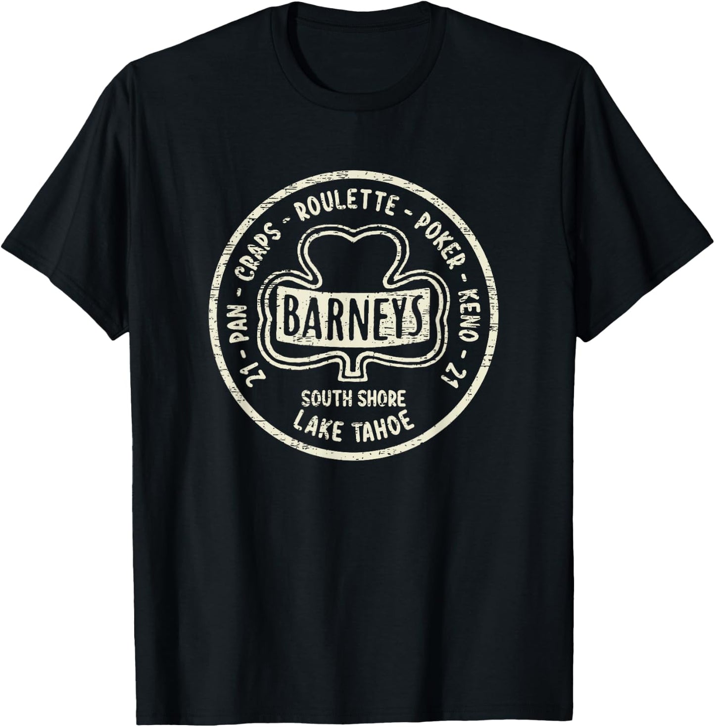 Lake Tahoe Vintage Advertisement T-Shirt - T-Shirt | Black