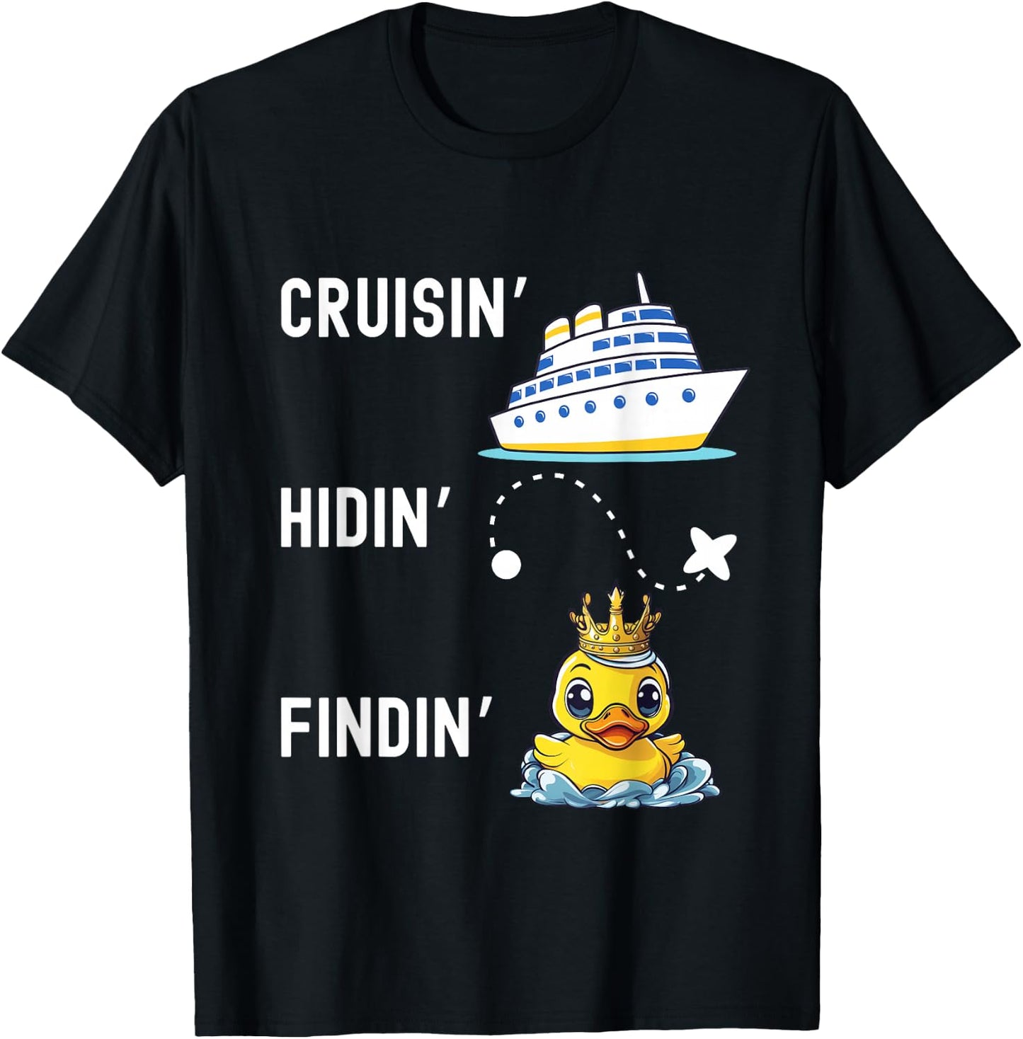 Rubber Duck Hunter Cruise Duck Hunting T-Shirt - T-Shirt | Black