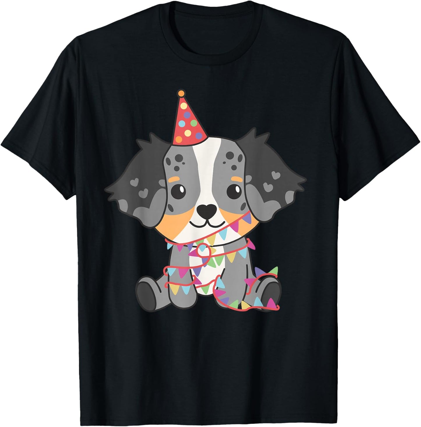 Australian Shepherd Birthday for Children T-Shirt - T-Shirt | Black
