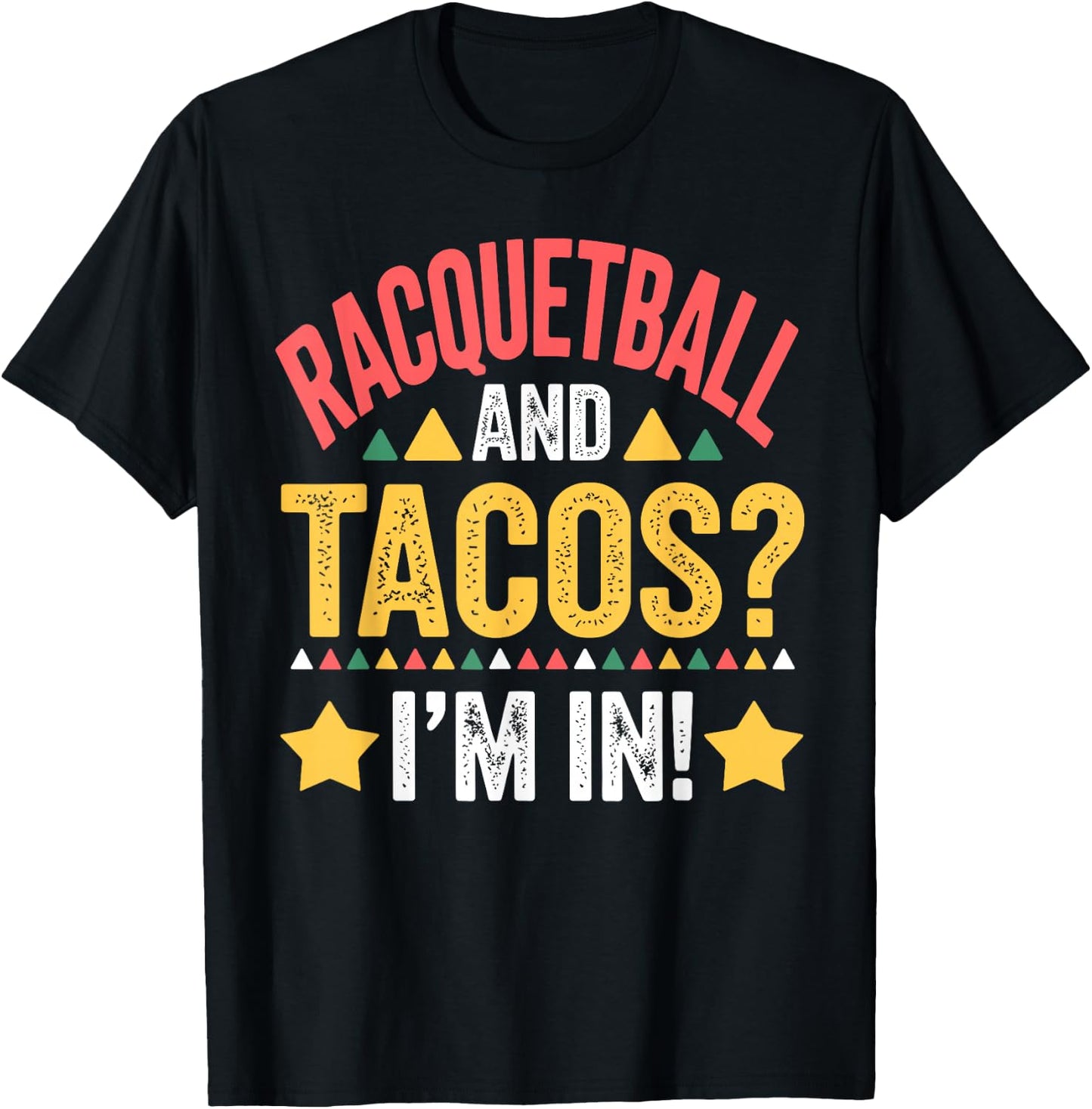 Funny Racquetball Design Women Racquetball Player T-Shirt - T-Shirt | Black