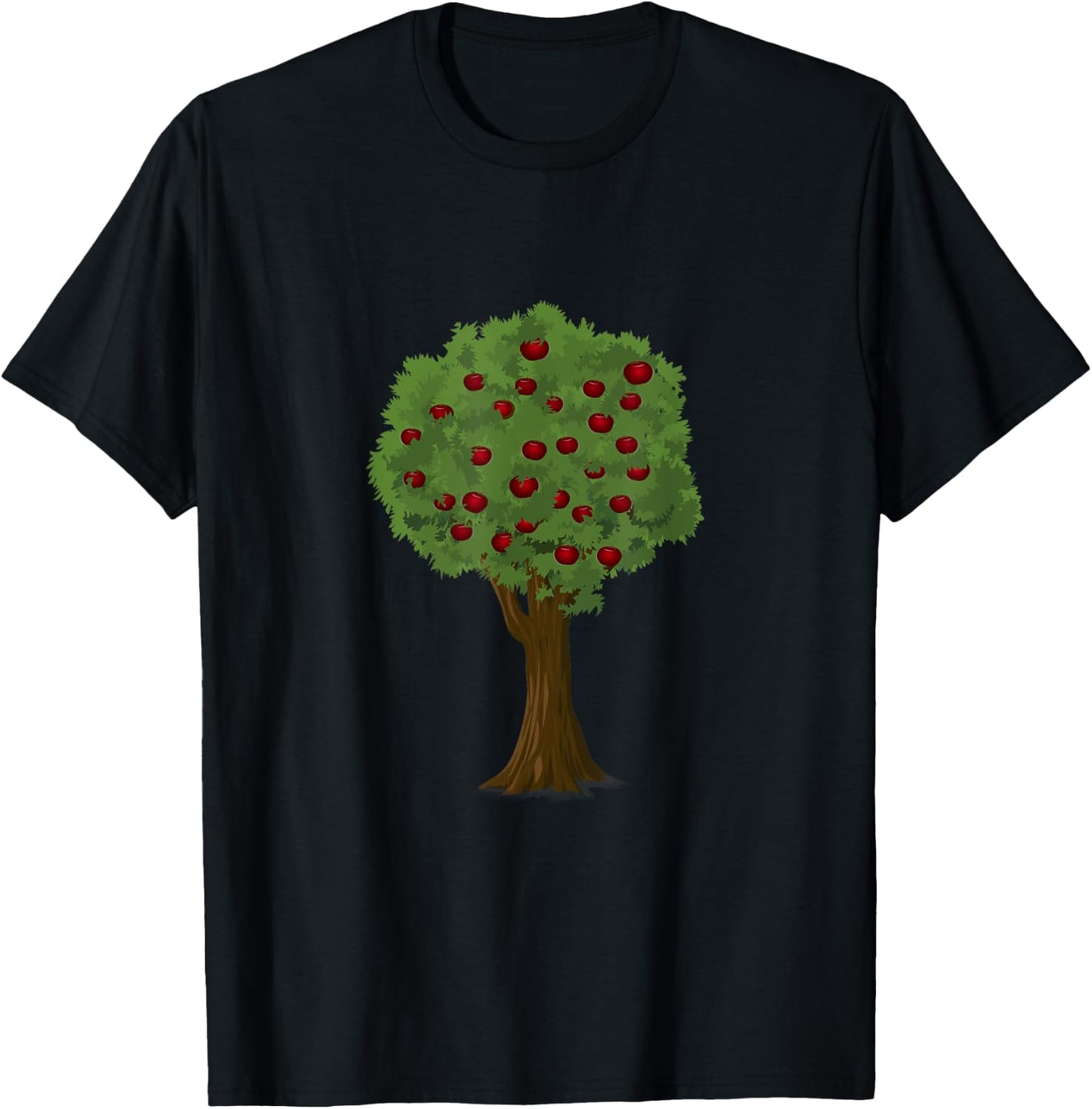 Apple Picking - Apple Tree - Green Red Apples Toddler Gift T-Shirt - T-Shirt | Black