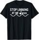 Stop Looking At Me Swan FUNNY Swan T-Shirt - T-Shirt | Black