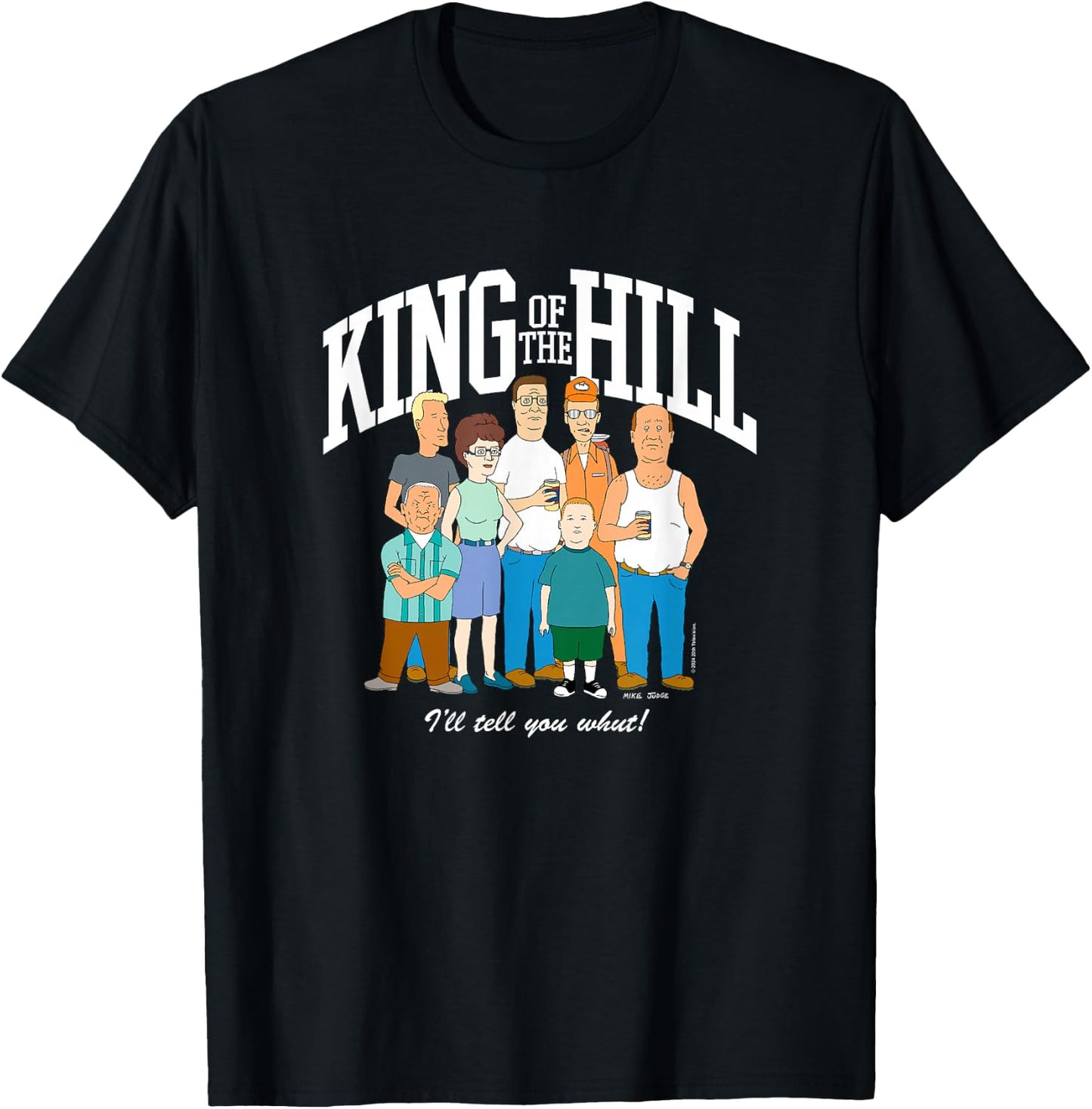 King of The Hill Group Shot I'll Tell You What! T-Shirt - T-Shirt | Black