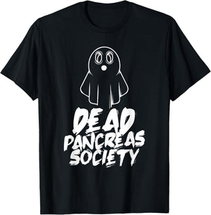 Dead Pancreas Society Insulin Diabetes Diabetician T-Shirt - T-Shirt | Black