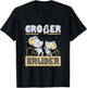 Kinder Großer Bruder Mäuse Maus Geschwister Babyparty T-Shirt - T-Shirt | Black