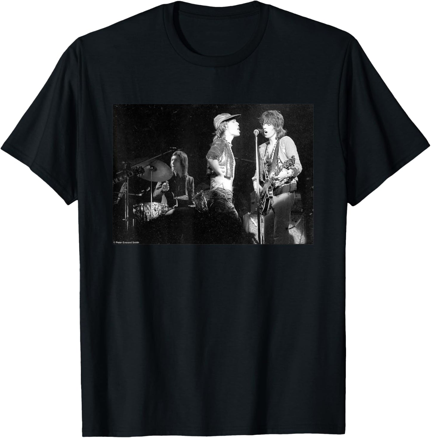 The Rolling Stones Charlie Mick And Keith By Everard Smith T-Shirt - T-Shirt | Black
