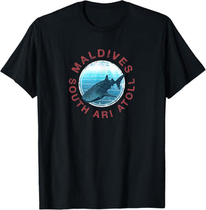 DIVE Maldives Whale Shark T-Shirt - T-Shirt | Black