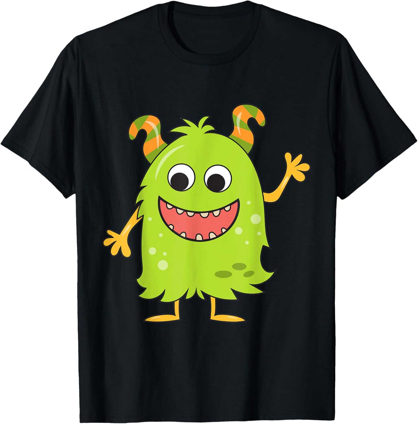 Cute Monster Kids Boys Monster Lover T-Shirt - T-Shirt | Black