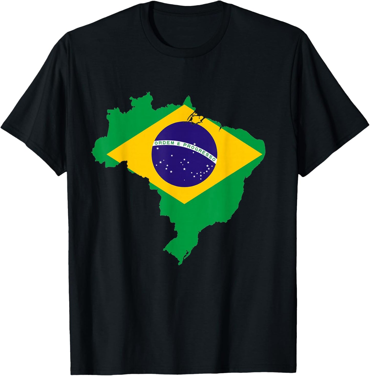 Brasilien , brasilianische Kleidung, Brasilien Shirt für Damen Herren T-Shirt - T-Shirt | Black
