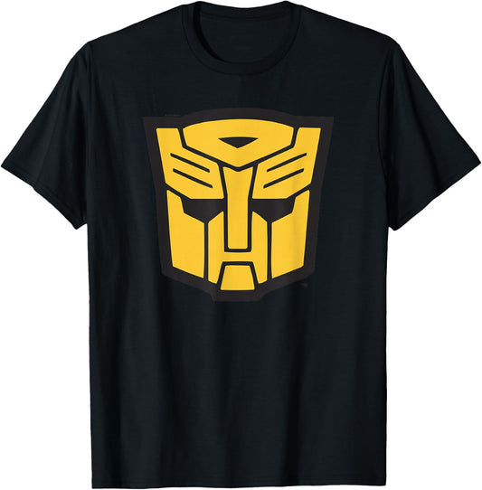 Transformers Autobots Classic Yellow Iconic Logo T-Shirt - T-Shirt | Black