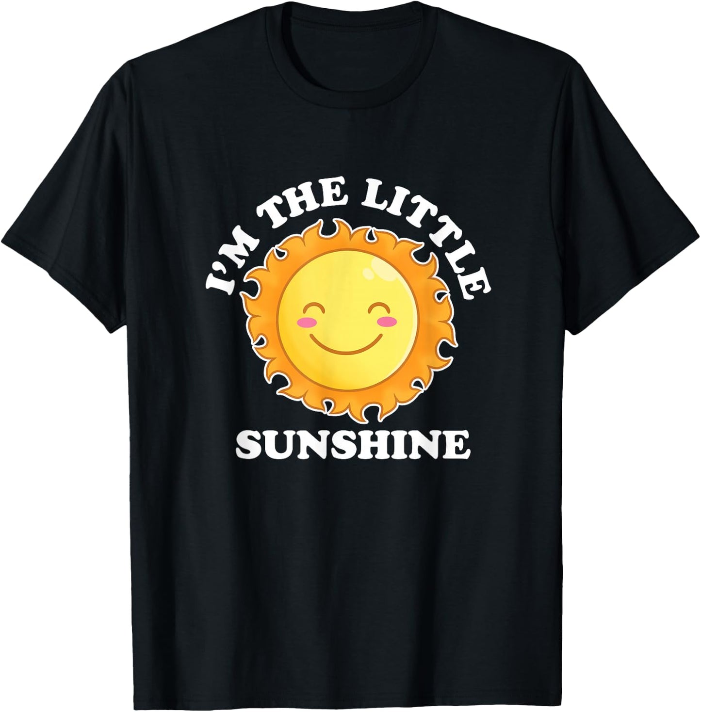 I'm The Little Sunshine Sunlight Lover Summer Kid T-Shirt - T-Shirt | Black