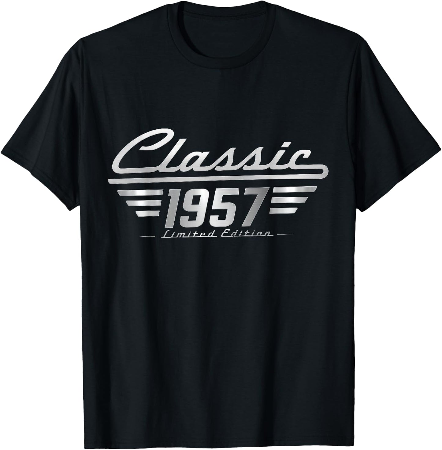 Classic 1957 Limited Edition Vintage Car Birthday T-Shirt - T-Shirt | Black