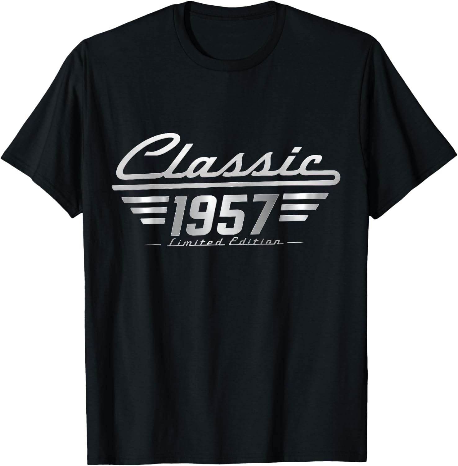 Classic 1957 Limited Edition Vintage Car Birthday T-Shirt - T-Shirt | Black