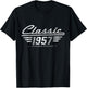 Classic 1957 Limited Edition Vintage Car Birthday T-Shirt - T-Shirt | Black