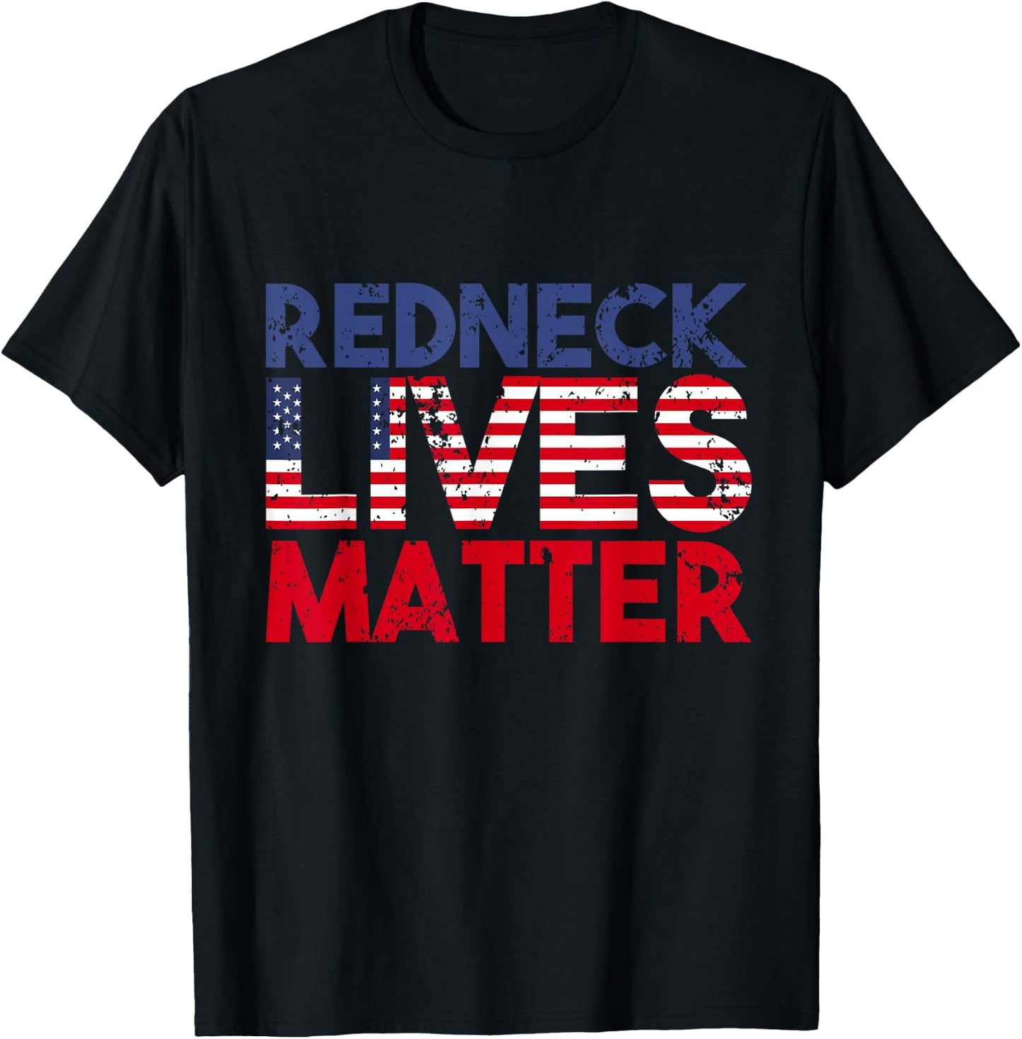 American Holiday Redneck Matter 4th Of July USA T-Shirt - T-Shirt | Black