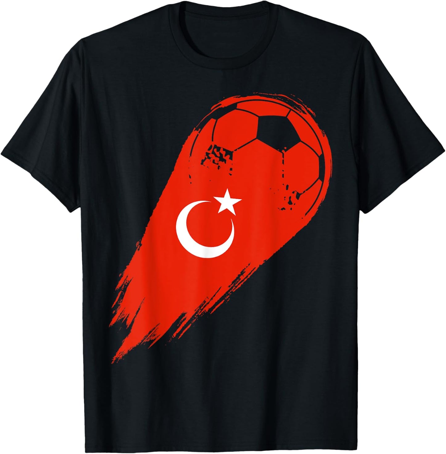 Türkiye Soccer Player of Pride Turkey T-Shirt - T-Shirt | Black