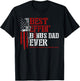 Best Effin’ Bonus Dad Ever - Step Dad Father's Day Usa Flag T-Shirt - T-Shirt | Black