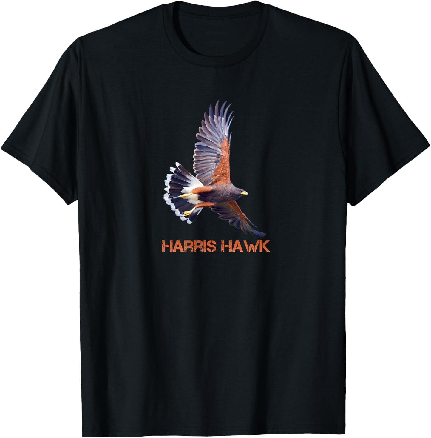 Harris Hawk Wildlife T-Shirt - T-Shirt | Black