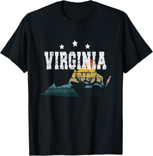 Vintage Virginia Hunter T-Shirt - T-Shirt | Black