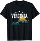 Vintage Virginia Hunter T-Shirt - T-Shirt | Black