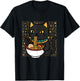 Bast Cat Ramen Egypt Egyptian Mythology Goddess Bastet T-Shirt - T-Shirt | Black