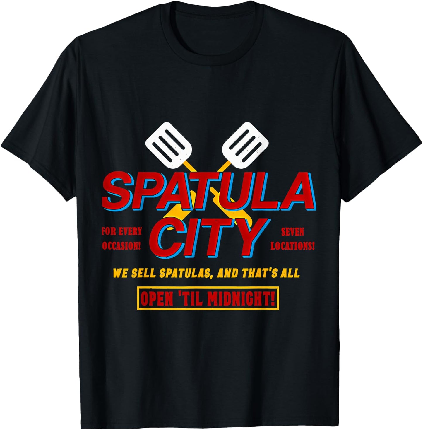 Spatula City Funny Women T-Shirt - T-Shirt | Black