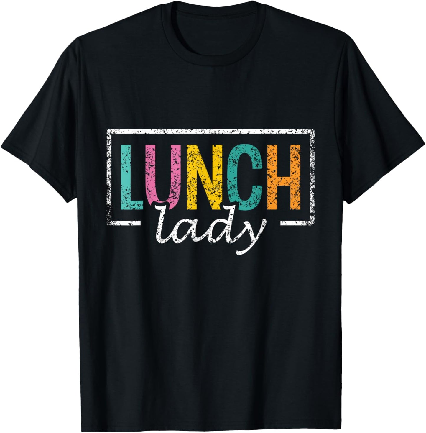 Lunch Lady Ladies Lunchroom School Cafeteria Worker T-Shirt - T-Shirt | Black