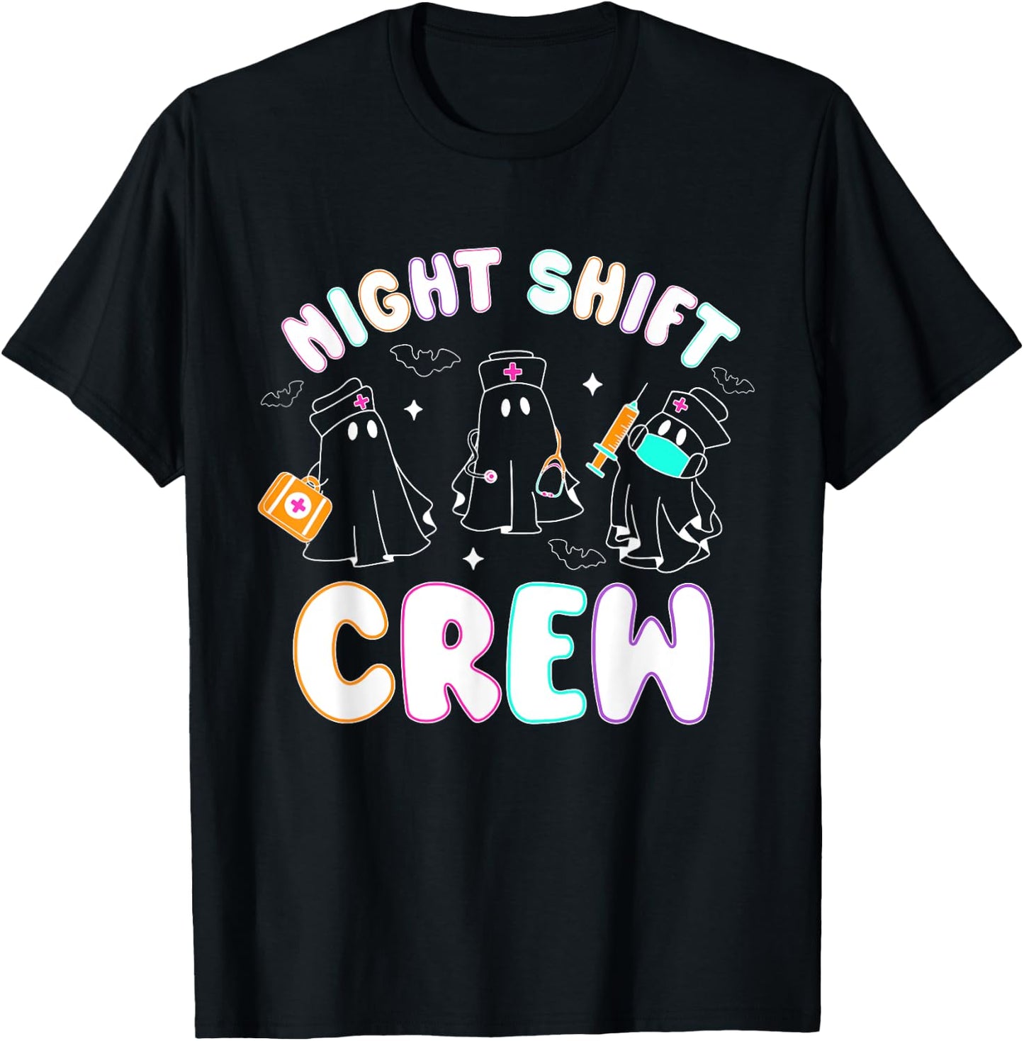 Night Shift Crew Apparel T-Shirt - T-Shirt | Black