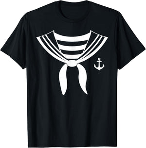 Sailor Costume Sailor Sailor Sailor , blue T-Shirt - T-Shirt | Black