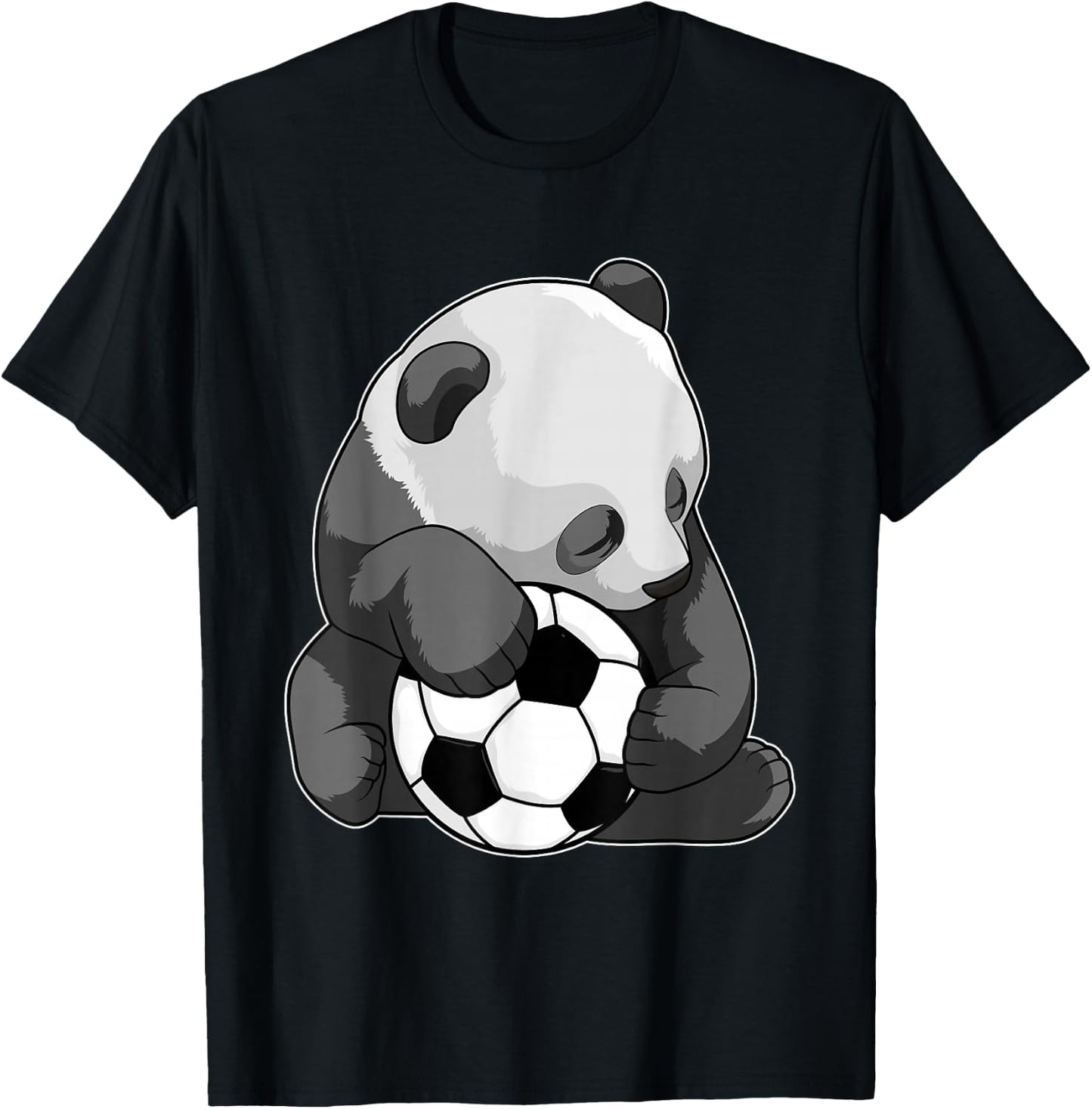 Panda Soccer player Soccer Sports T-Shirt - T-Shirt | Black
