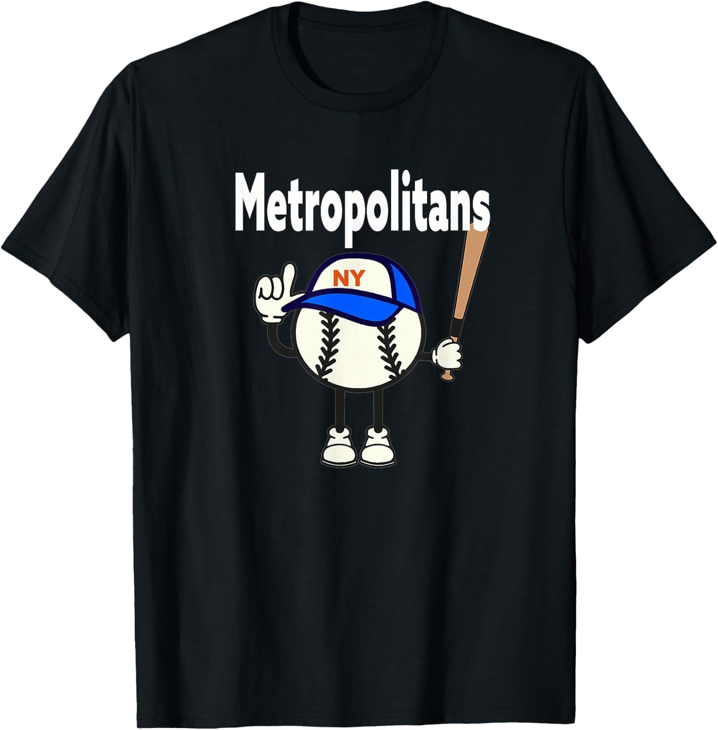 Metropolitans_Miracle Mets_001 T-Shirt - T-Shirt | Black