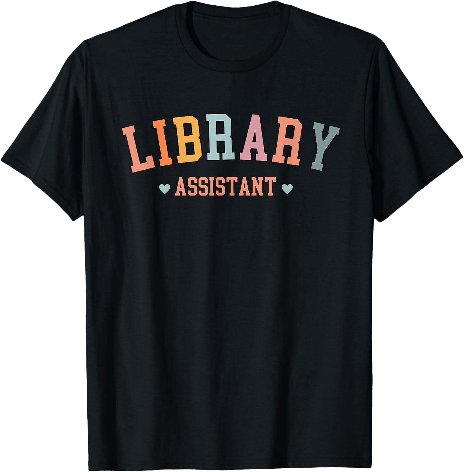 Library Vintage Bookworms Librarian Lady Library Assistant T-Shirt - T-Shirt | Black