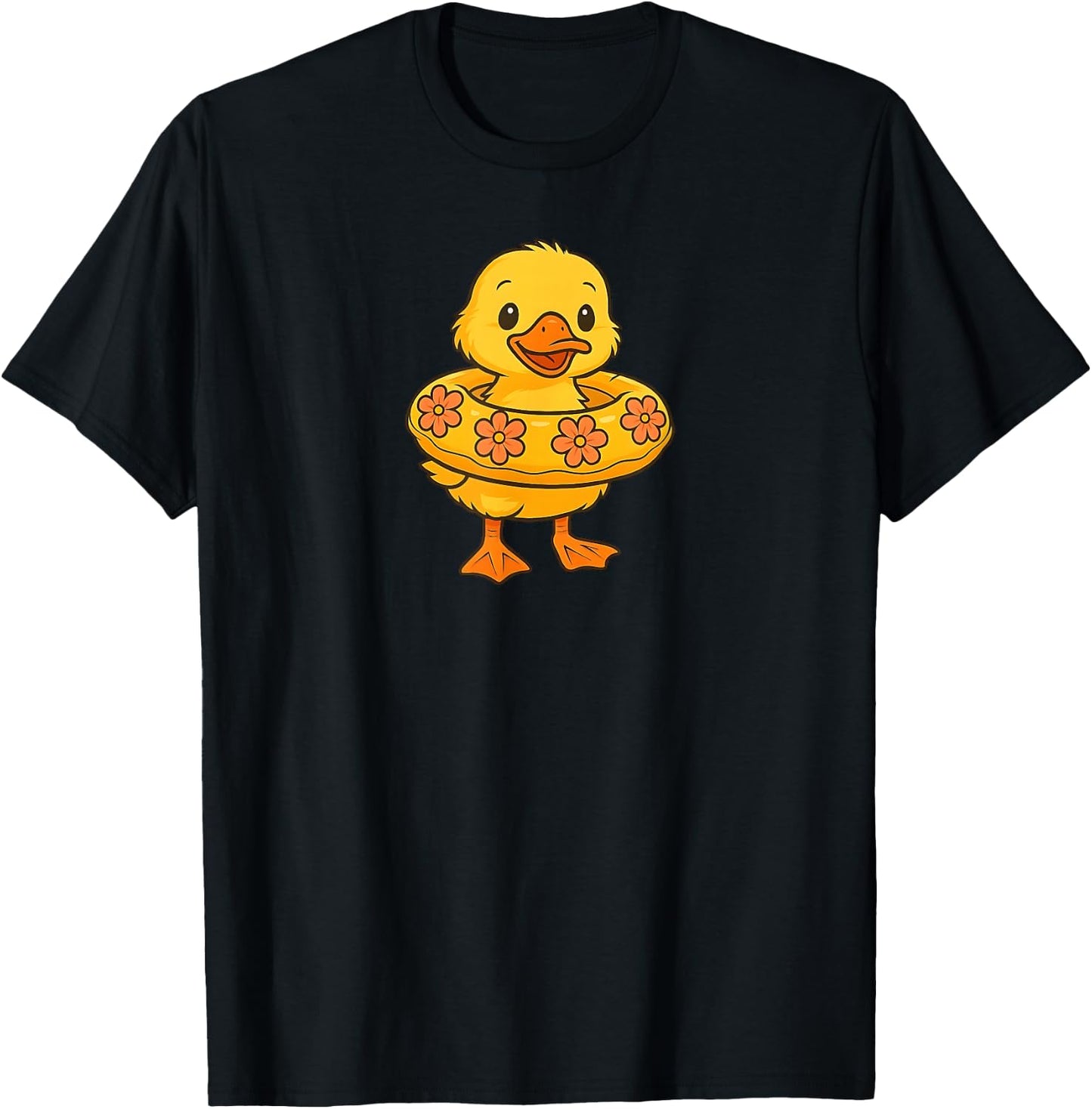 Ducky Floaty T-Shirt - T-Shirt | Black