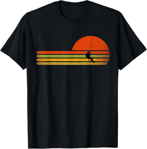 Retro Vintage Caving Speleology Caves, Love Mountain T-Shirt - T-Shirt | Black
