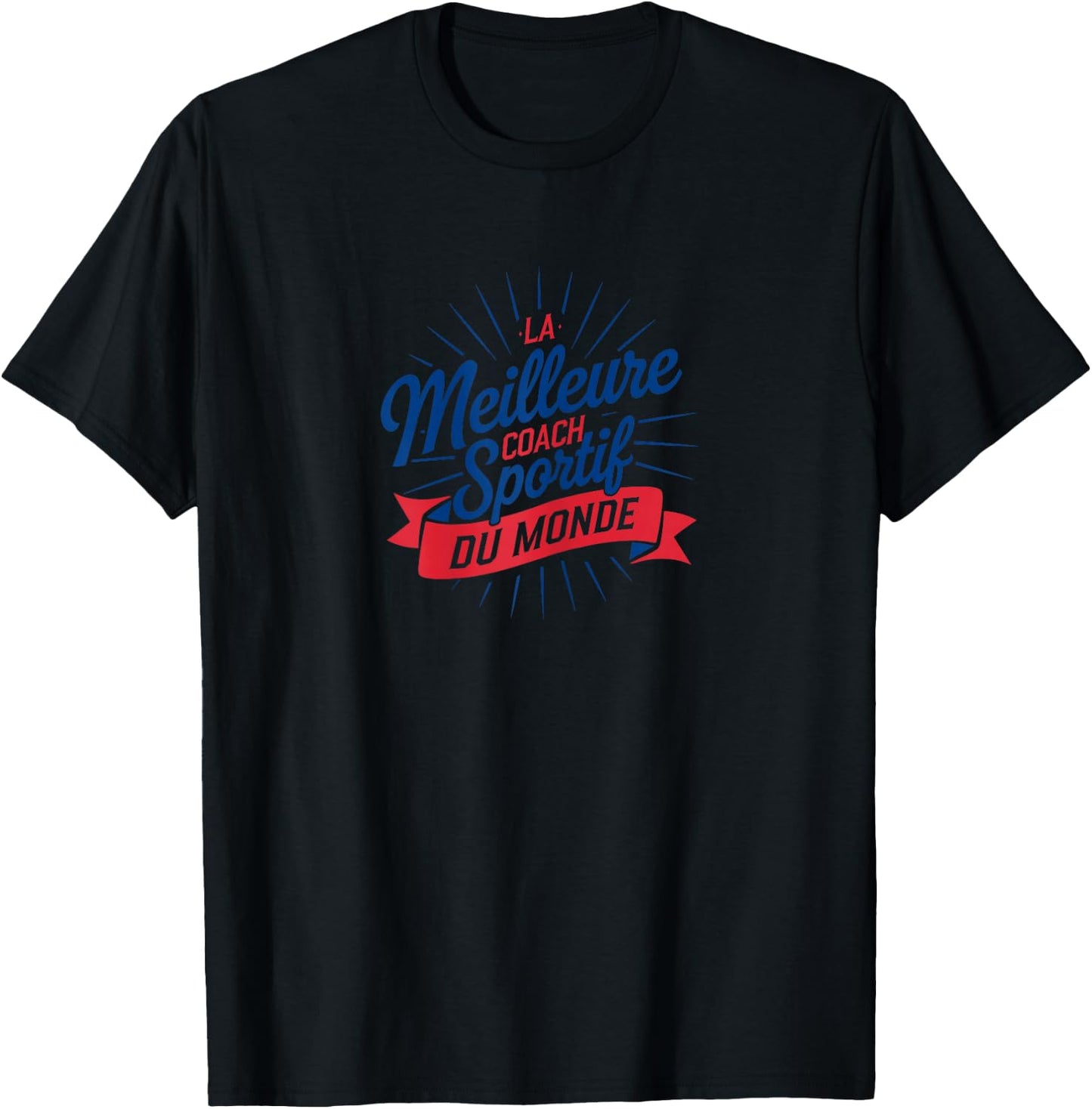 The best sports coach in the world T-Shirt - T-Shirt | Black