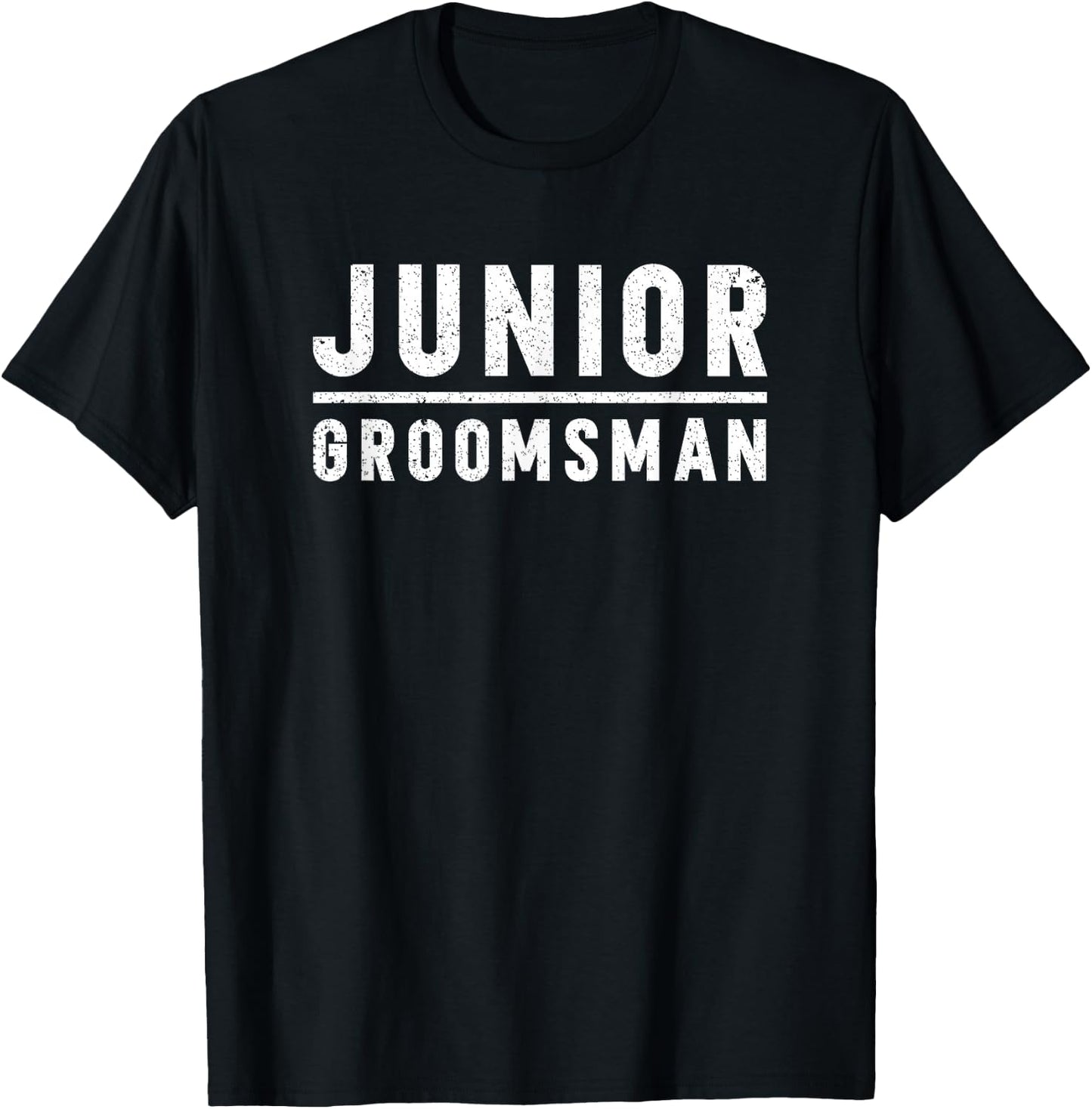 Junior Groomsman Wedding Junior Groomsmen T-Shirt - T-Shirt | Black