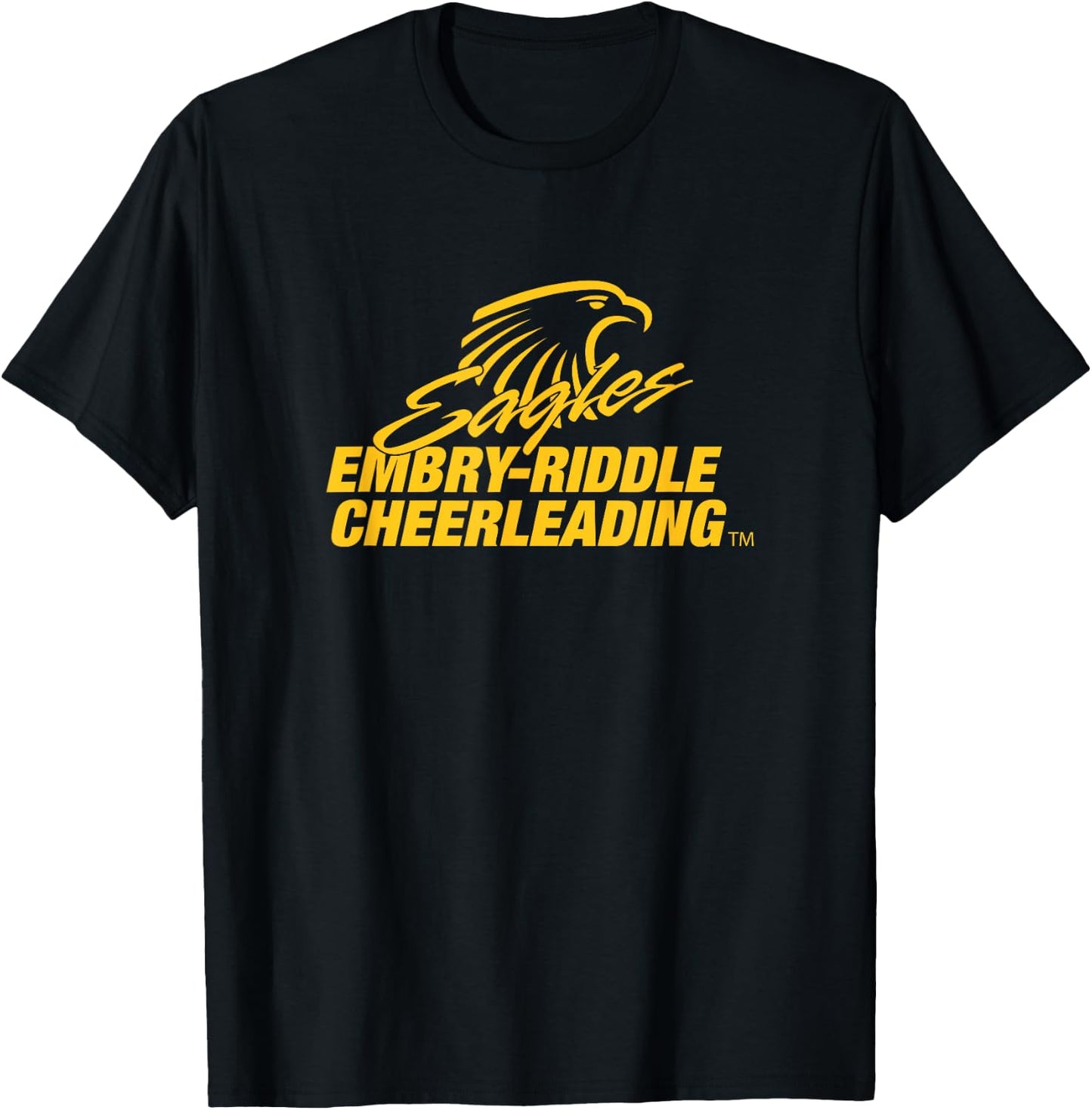 Embry-Riddle Aeronautical Eagles Cheerleading Sports Fan T-Shirt - T-Shirt | Black
