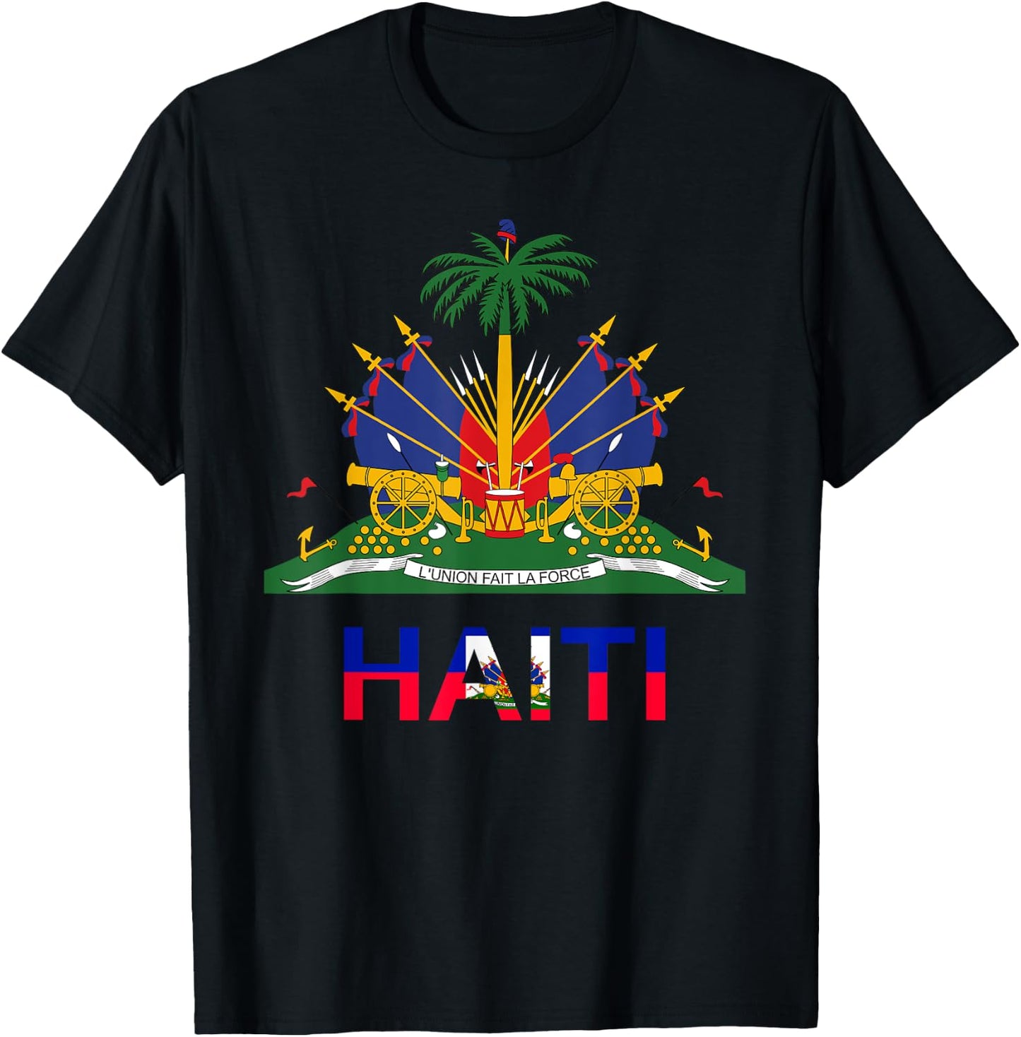 Flag Haiti Day Pride Tradition Born Haitian Creole 2024 , Black, S T-Shirt - T-Shirt | Black