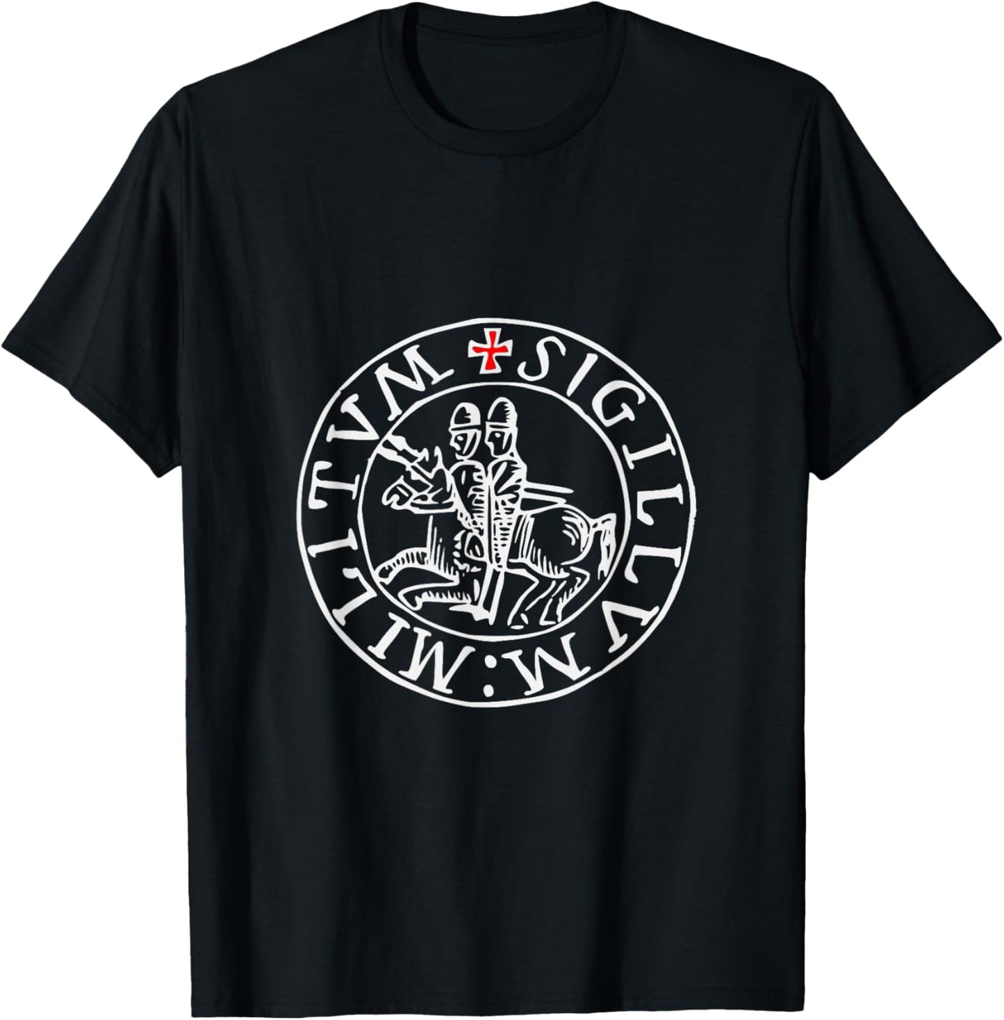 Templar Knights' Seal T-Shirt - T-Shirt | Black